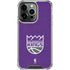 NBA Sacramento Kings Distressed iPhone 14 Pro Clear Case